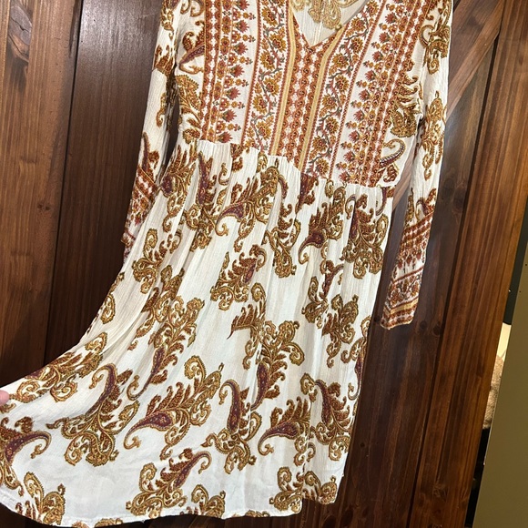 Bohemian style mini dress PAPA - Picture 4 of 9